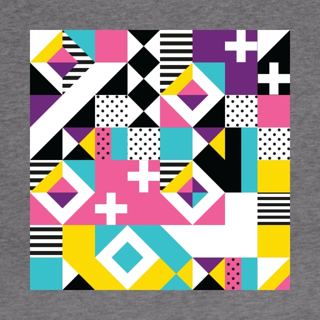 Colorful Abstract Geometric Modern Pattern by Printable Pretty